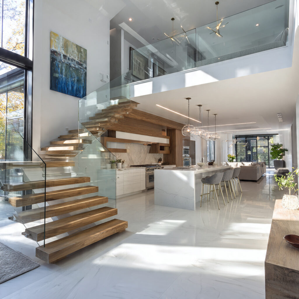 22 Stunning Floating Staircase Ideas for a Sleek, Open Interior 9 Perfect for Open-Concept Layouts