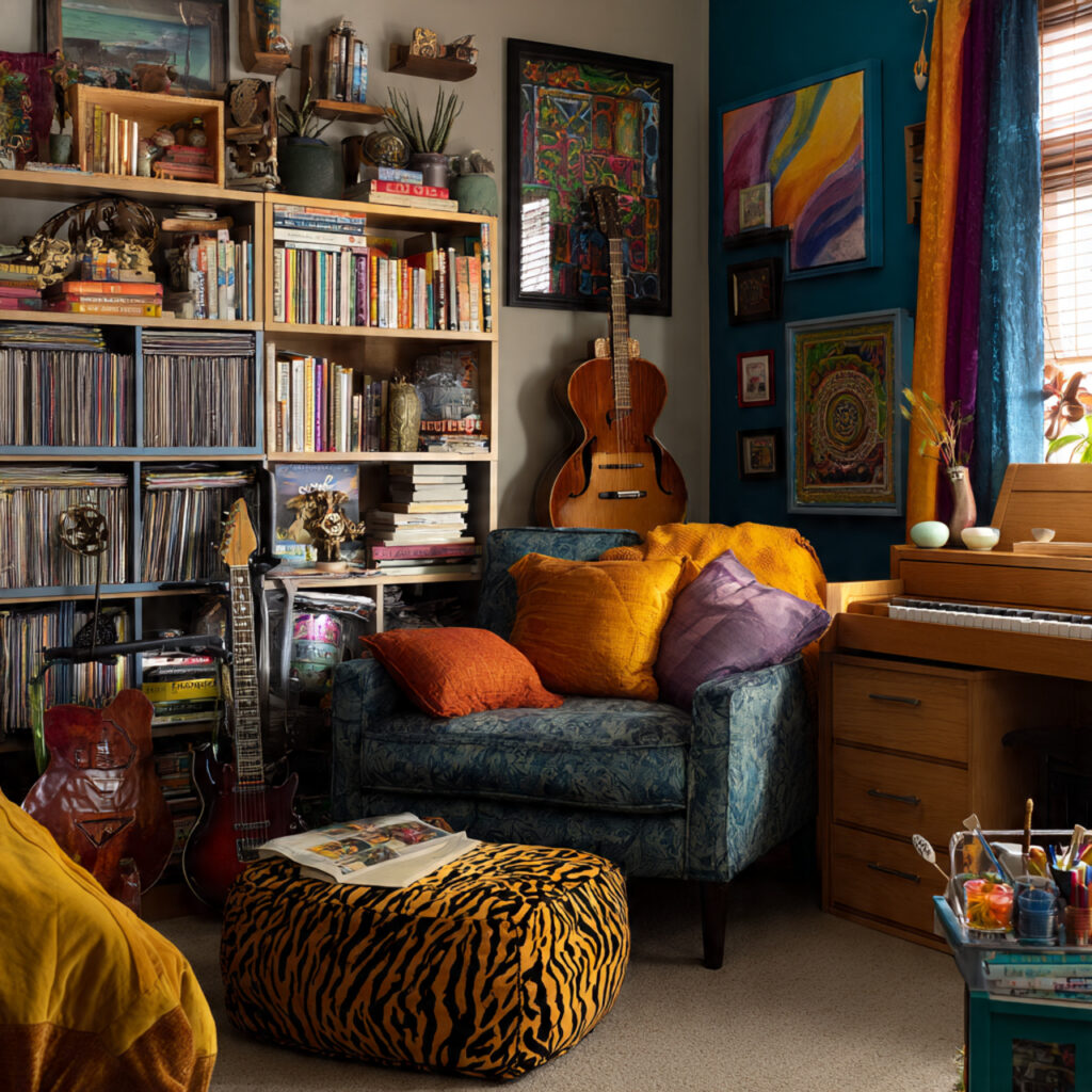 25 Maximalist Living Room Ideas: Bold Colors, Patterns & Statement Pieces 23 Personalized Corners