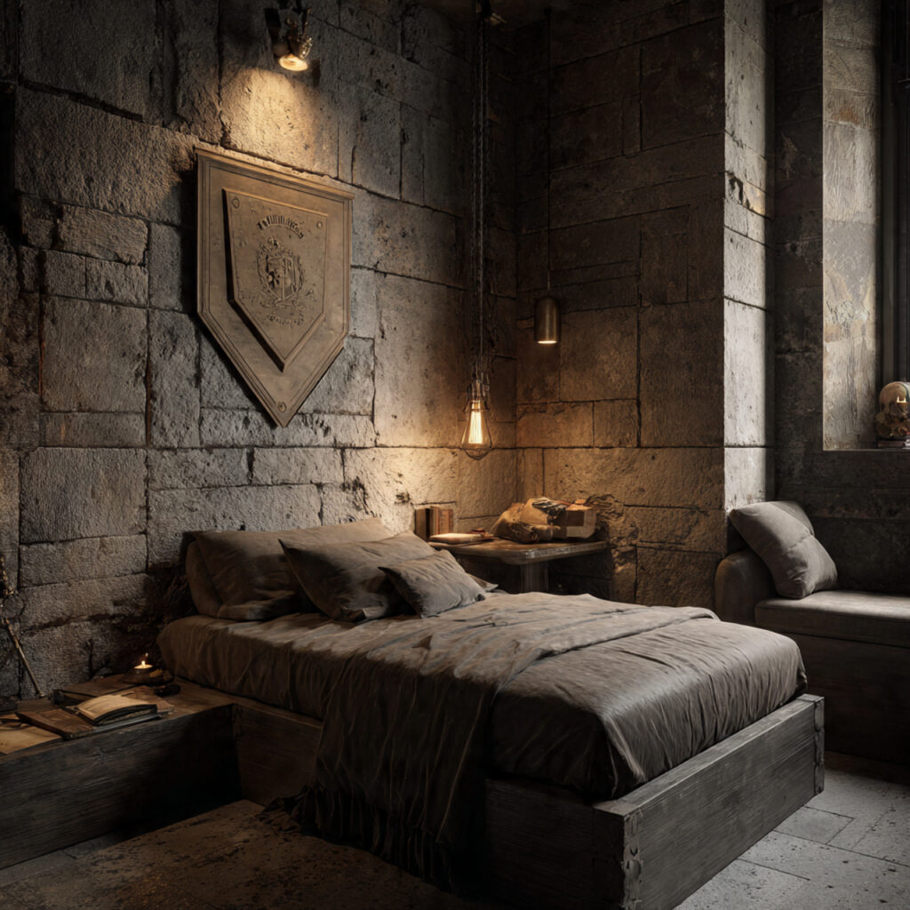 22 Enchanting Harry Potter Bedroom Designs You’ll Love 19 DIY Platform 9 ¾ Wall Sign