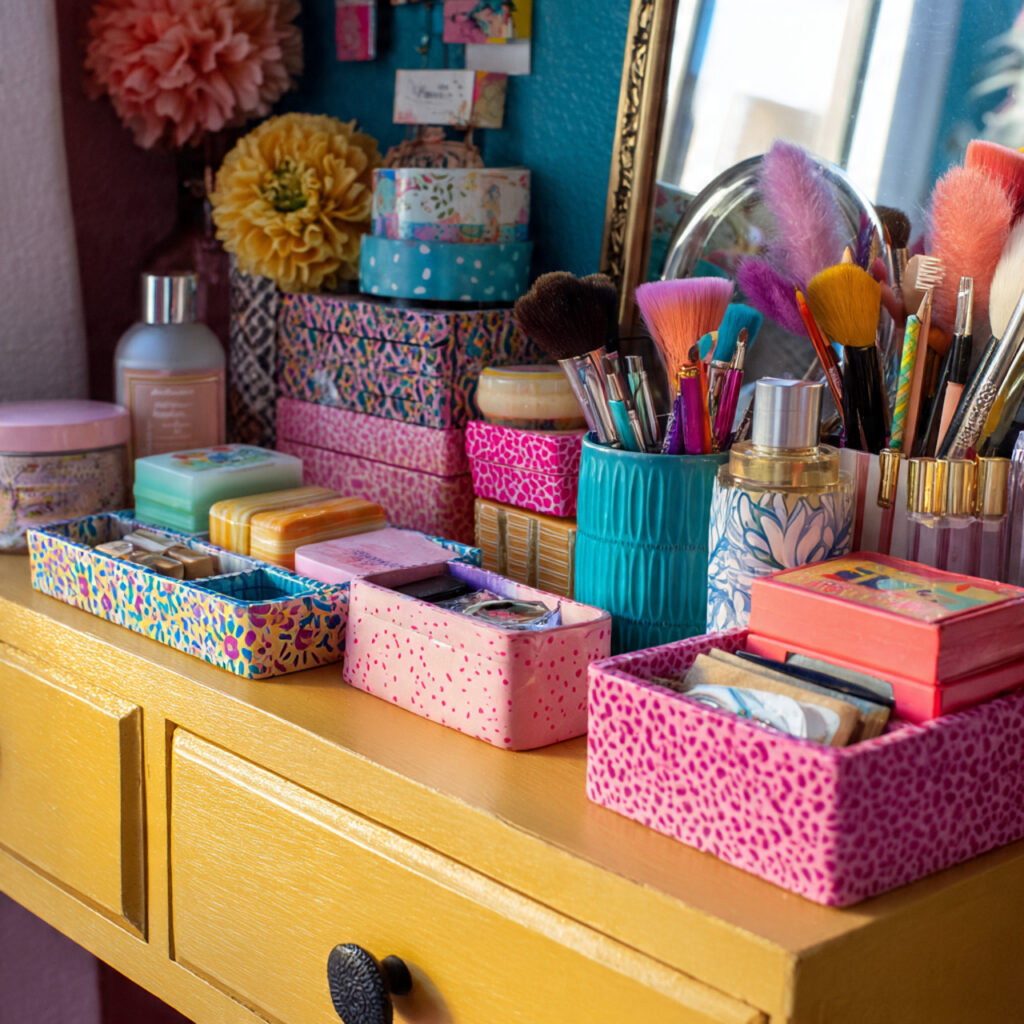 25 Fun Bathroom Decor Ideas to Brighten Your Space Instantly 24 Playful Vanity Accessories