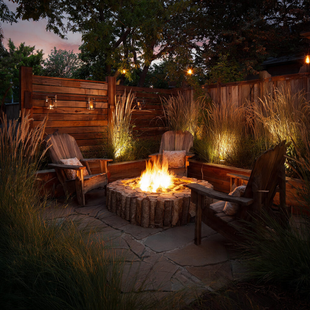 25 Fire Pit Landscaping Designs That Elevate Your Backyard Instantly 22 Privacy Screens Around the Fire