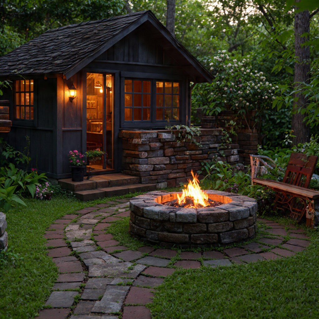 25 Fire Pit Landscaping Designs That Elevate Your Backyard Instantly 12 Retaining Wall Fire Niche