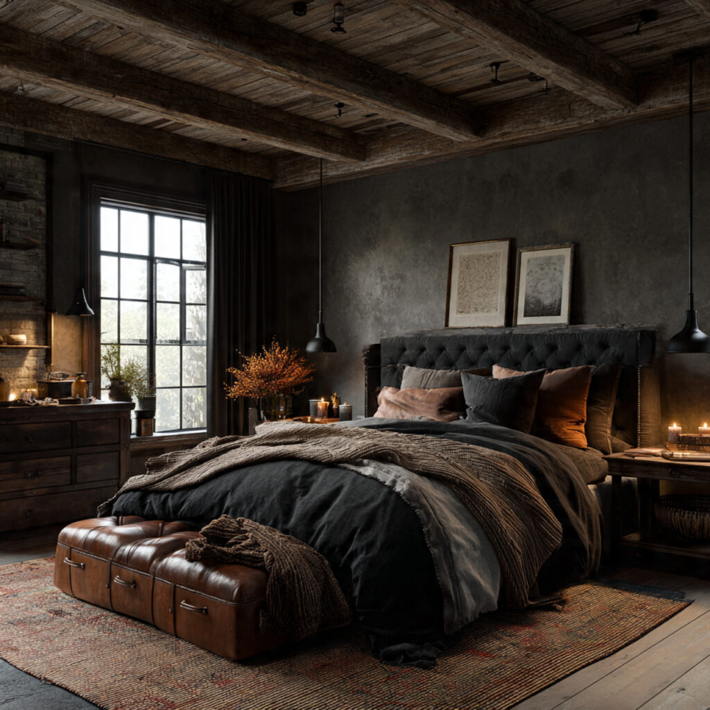 Rustic Black and Brown Style