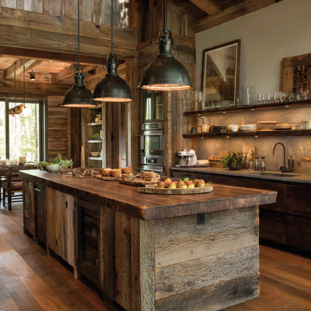 24 Stunning Kitchen Island Ideas to Transform Your Cooking Space 15 Rustic Wood Kitchen Island