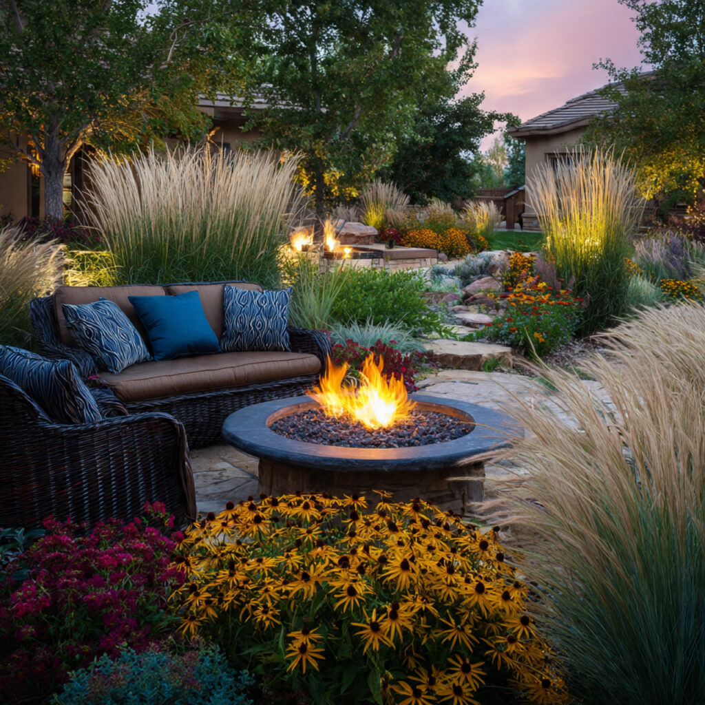25 Fire Pit Landscaping Designs That Elevate Your Backyard Instantly 23 Seasonal Planting Around the Zone