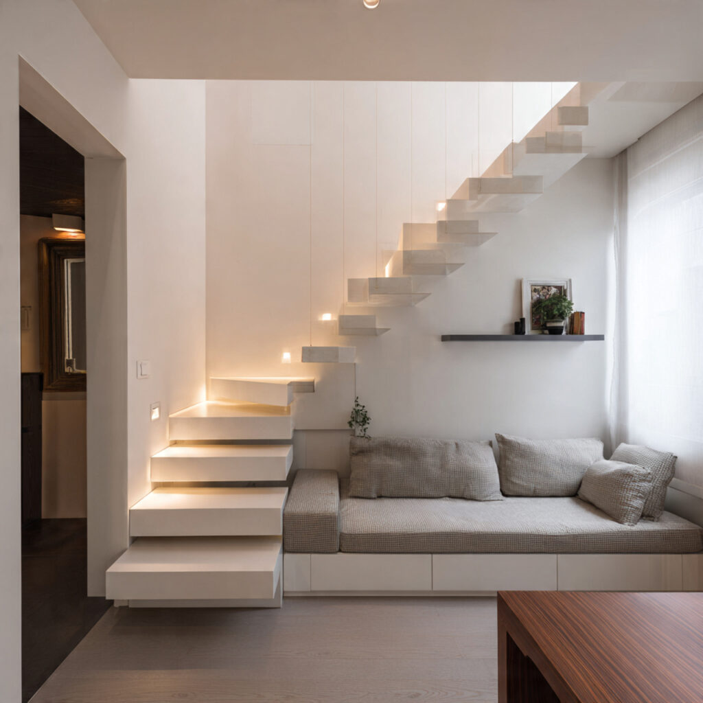 22 Stunning Floating Staircase Ideas for a Sleek, Open Interior 11 Space-Saving Benefits