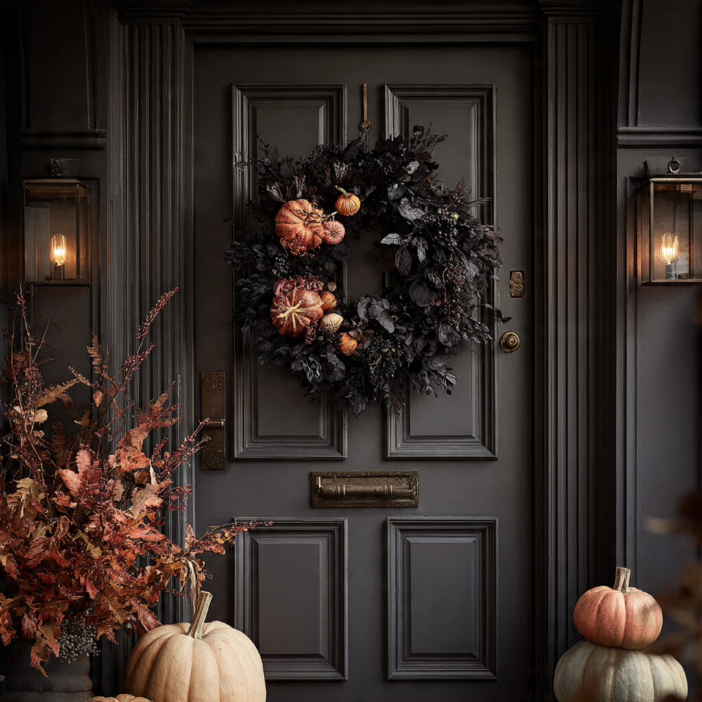 Spooky Door Wreath