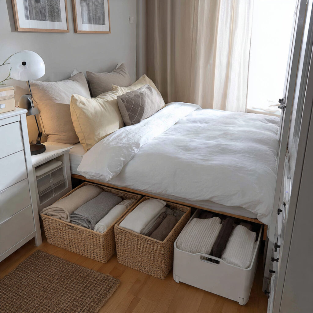 Use Under-Bed Storage Containers