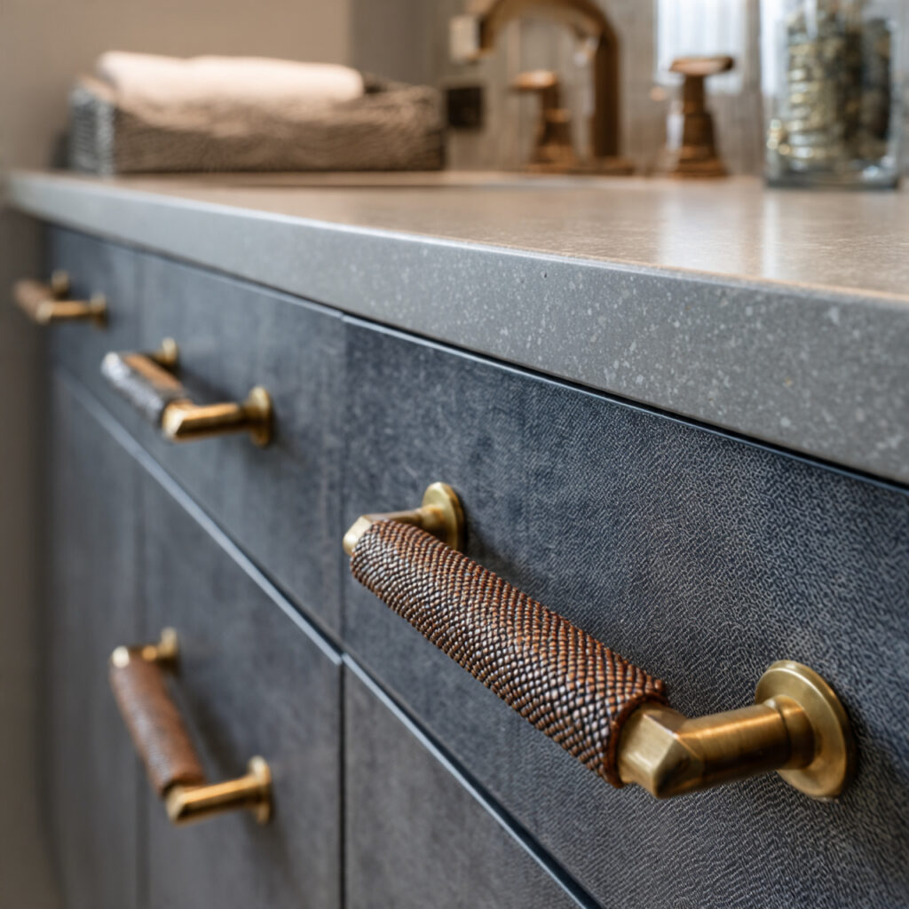 25 Stunning Powder Room Makeover Ideas to Transform Your Small Space 17 Unique Vanity Hardware