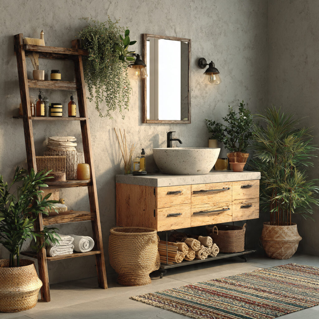 Create a Relaxed Boho Bathroom: 25 Inspiring Décor Ideas You’ll Love 25 Upcycled Furniture