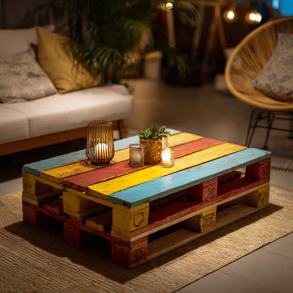 25 Best Painted Furniture Ideas to Transform Your Home 15 Upcycled Wooden Pallets