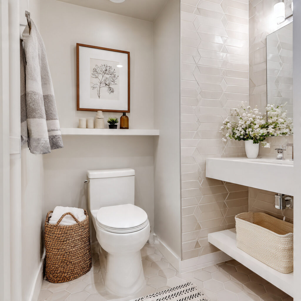 27 Small Bathroom Makeover Ideas That Transform Tiny Spaces Fast 27 Upgrade to a Compact Toilet