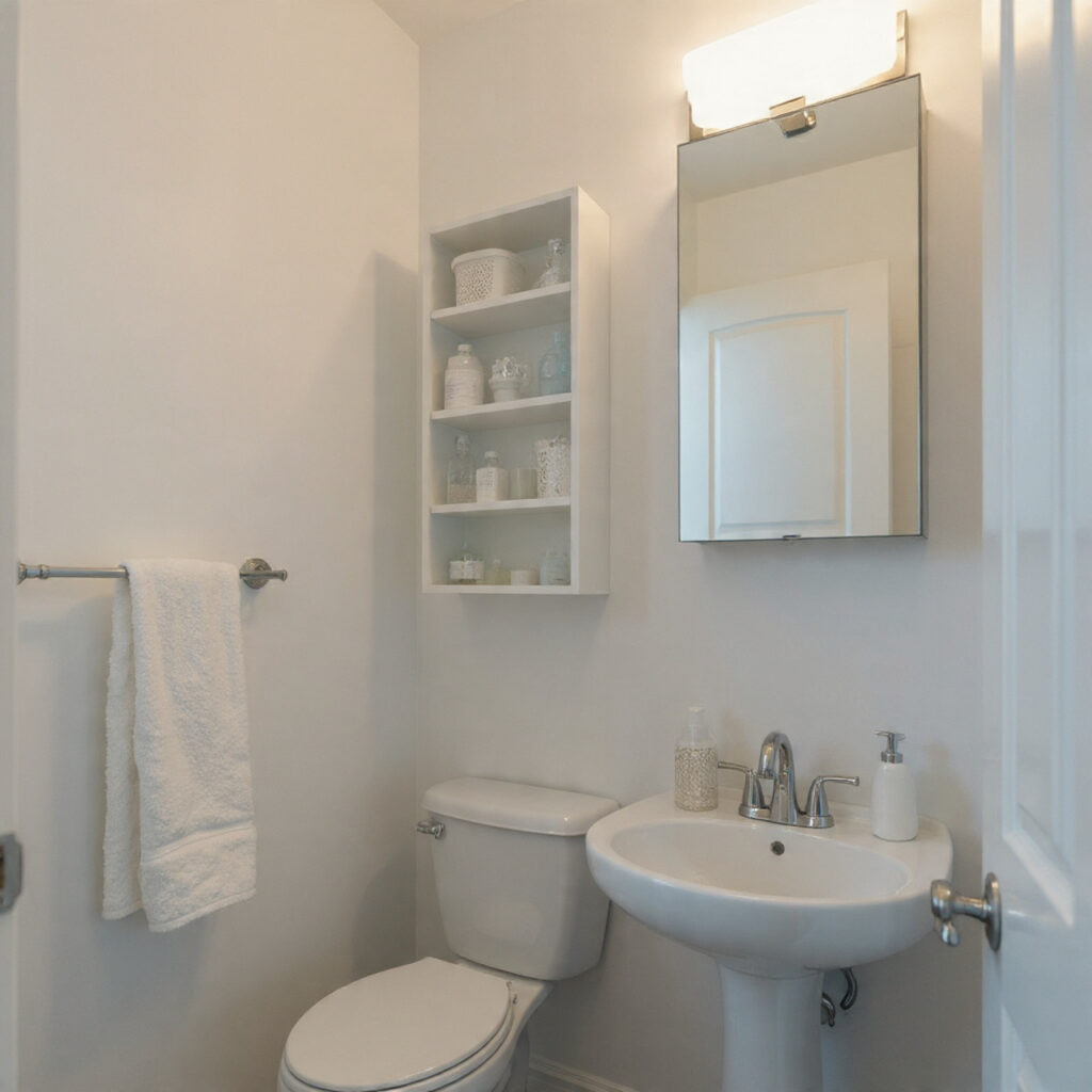 27 Small Bathroom Makeover Ideas That Transform Tiny Spaces Fast 22 Use Mirror Cabinet Storage