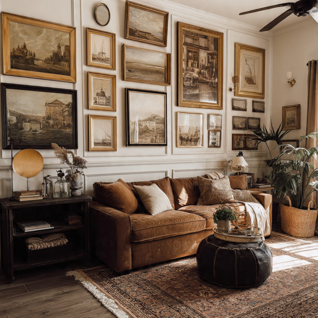 Vintage Inspired Gallery Wall