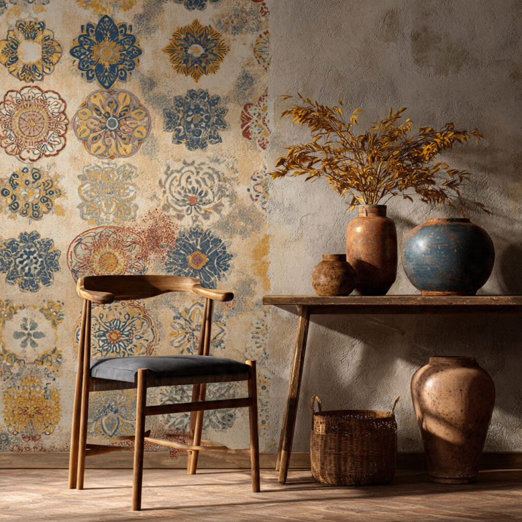 25 Best Boho Wallpaper Ideas to Transform Your Space 20 Vintage Wallpaper Revivals