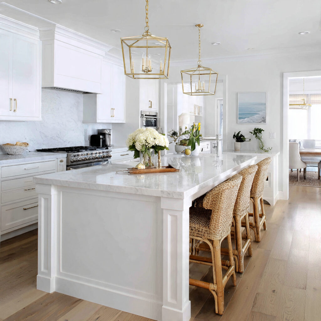 24 Stunning Kitchen Island Ideas to Transform Your Cooking Space 23 White Kitchen Island