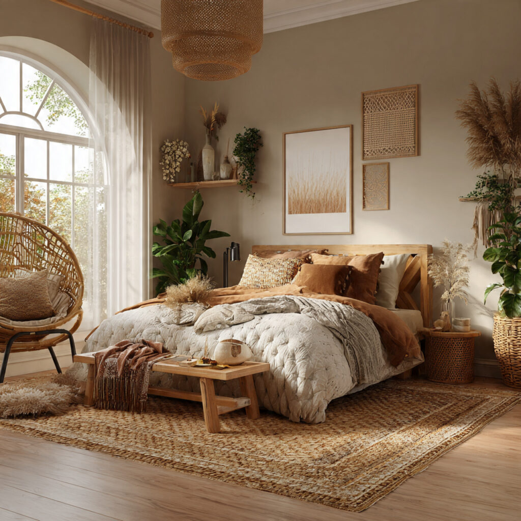 Use Woven and Natural Materials