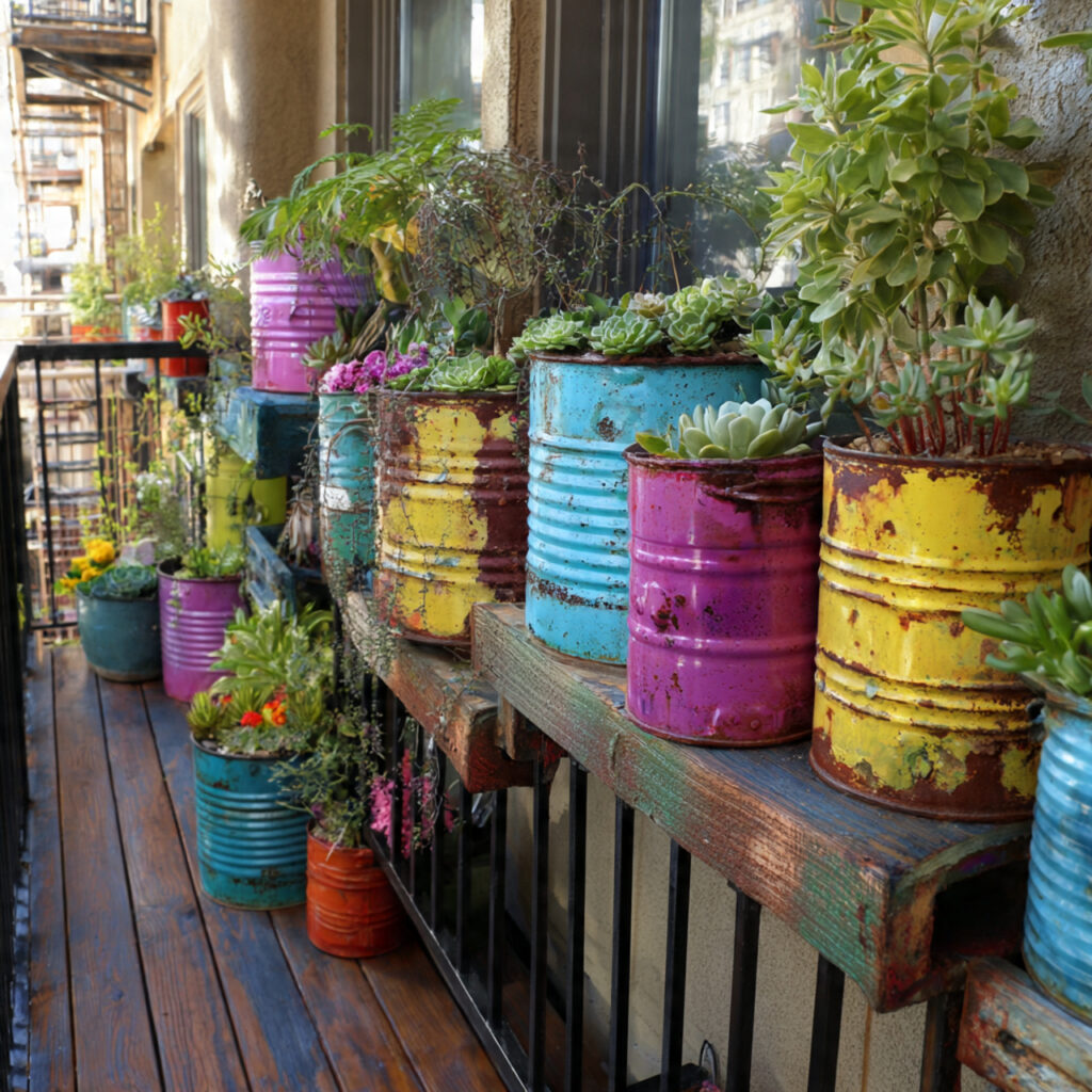 25 Creative Balcony Garden Ideas for Small Spaces 20 Recycled Container Gardens