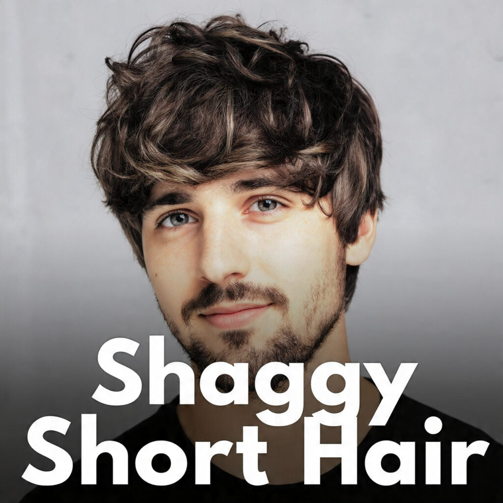 shaggy short hair shaggy short hair also