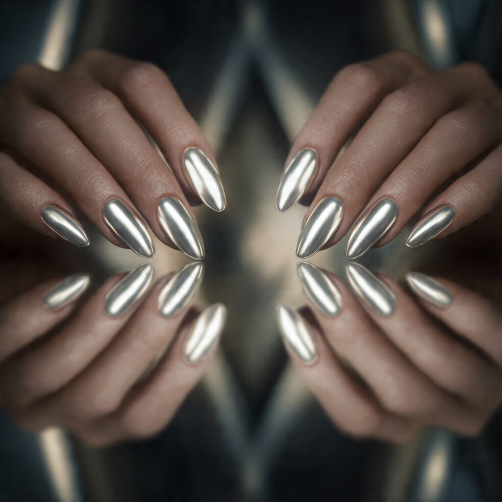 20 Almond Nails Ideas – Trendy, Classy & Cute Looks 20 Almond Nails Chrome