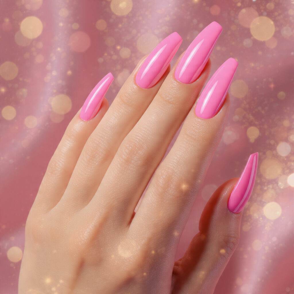 47 Stunning Pink Nails: Modern Designs You’ll Love 12 Barbie Pink Nails
