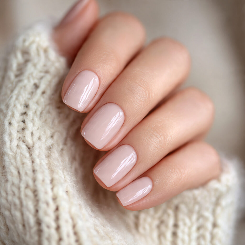 Clean Girl Nails Square