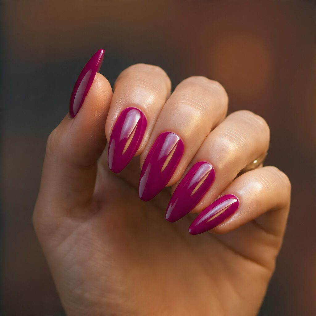 47 Stunning Pink Nails: Modern Designs You’ll Love 8 Dark Pink Nails