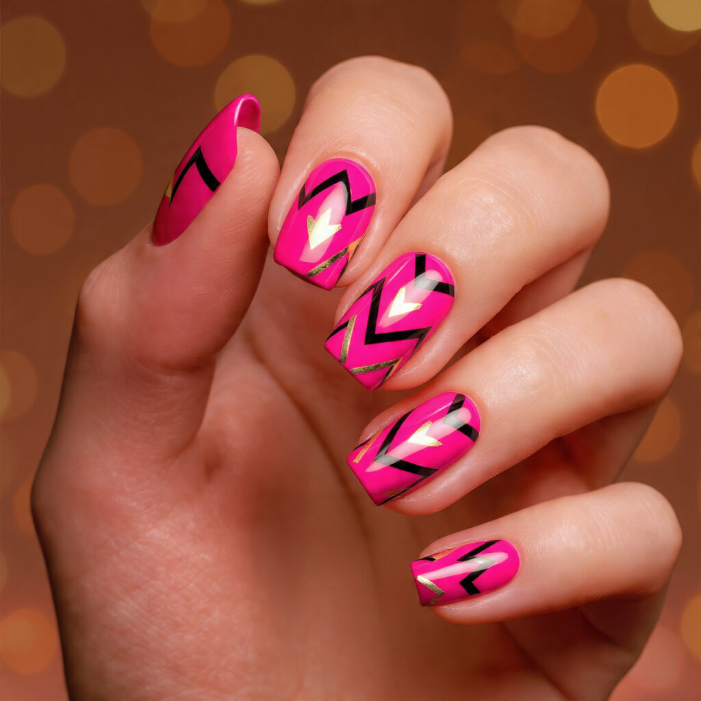47 Stunning Pink Nails: Modern Designs You’ll Love 45 Hot Pink Nails With Design