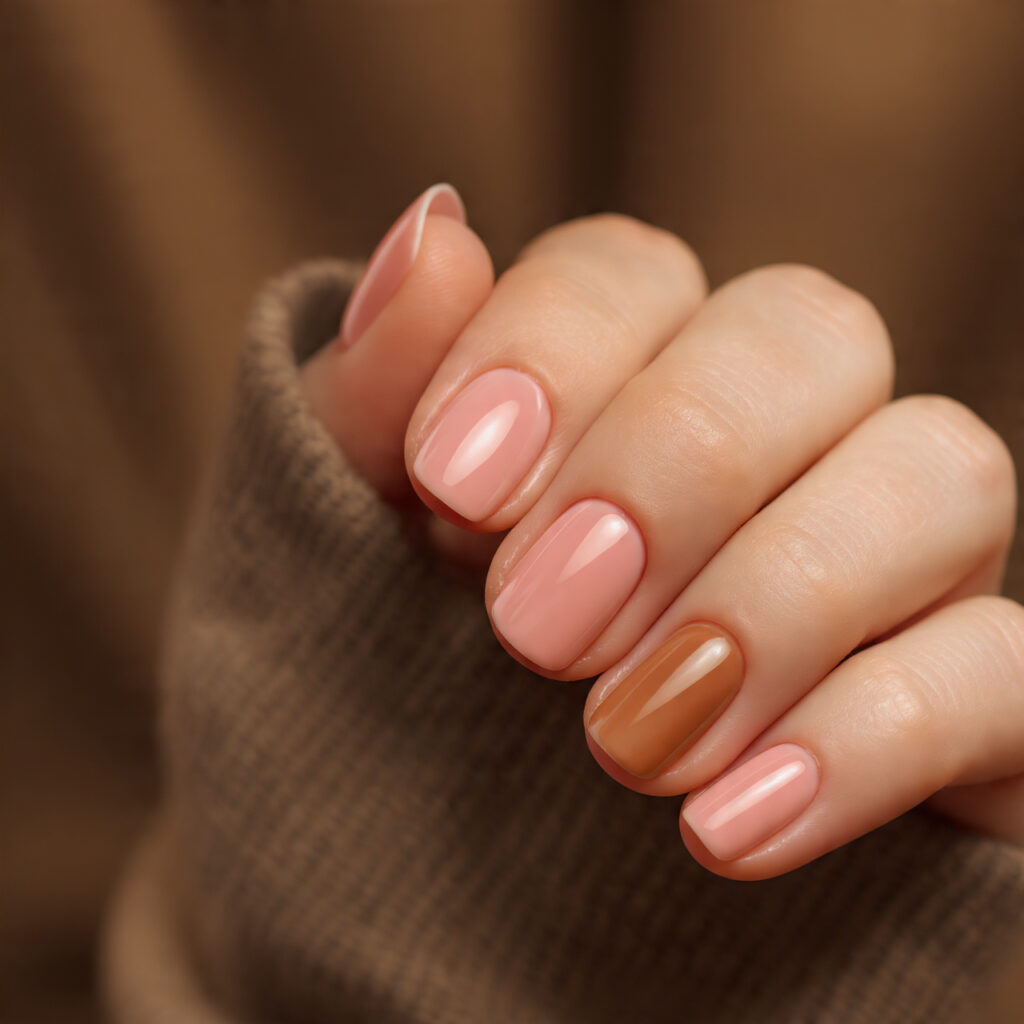47 Stunning Pink Nails: Modern Designs You’ll Love 39 Pink And Brown Nails