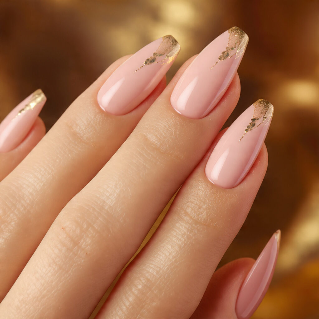47 Stunning Pink Nails: Modern Designs You’ll Love 34 Pink And Gold Nails
