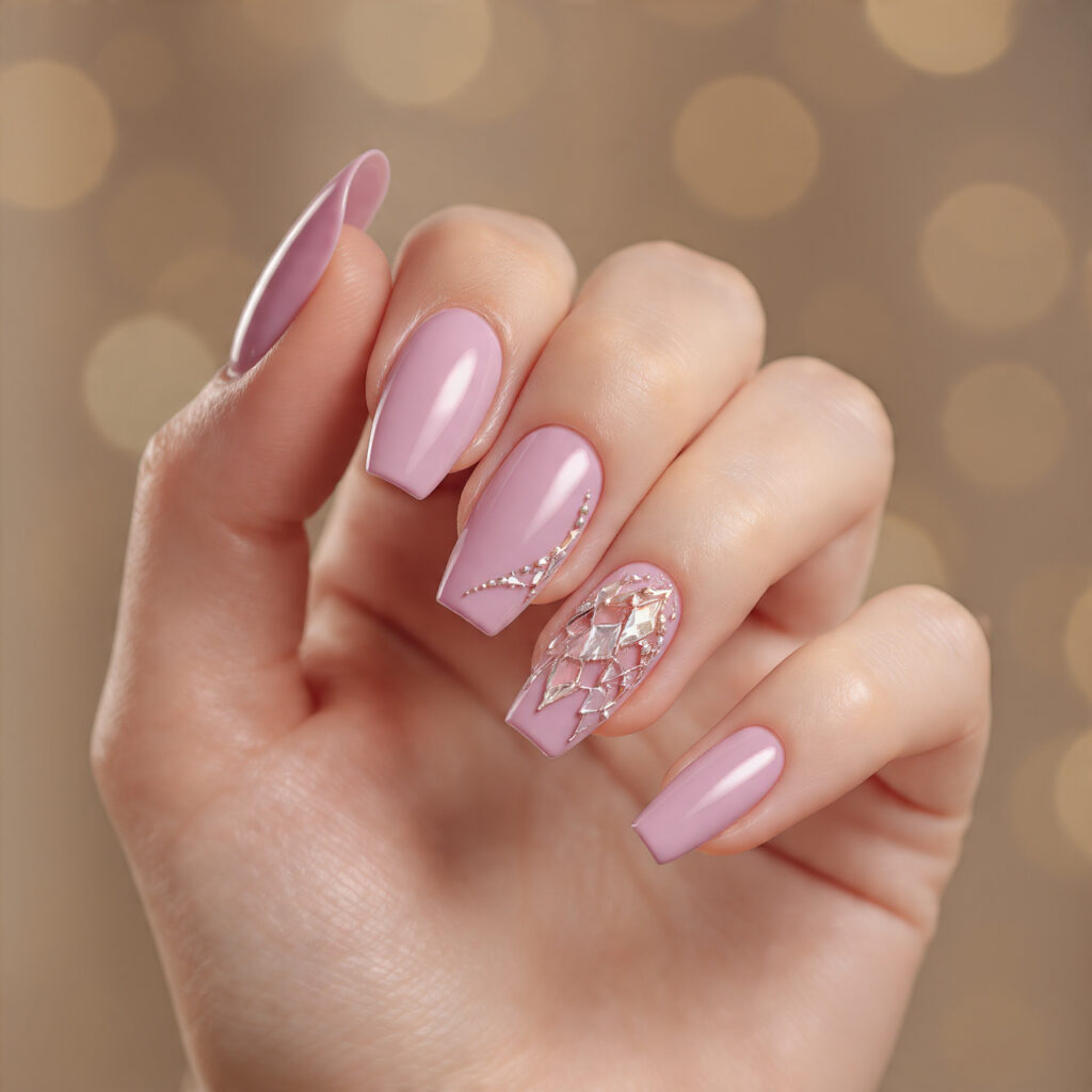 47 Stunning Pink Nails: Modern Designs You’ll Love 43 Pink Prom Nails