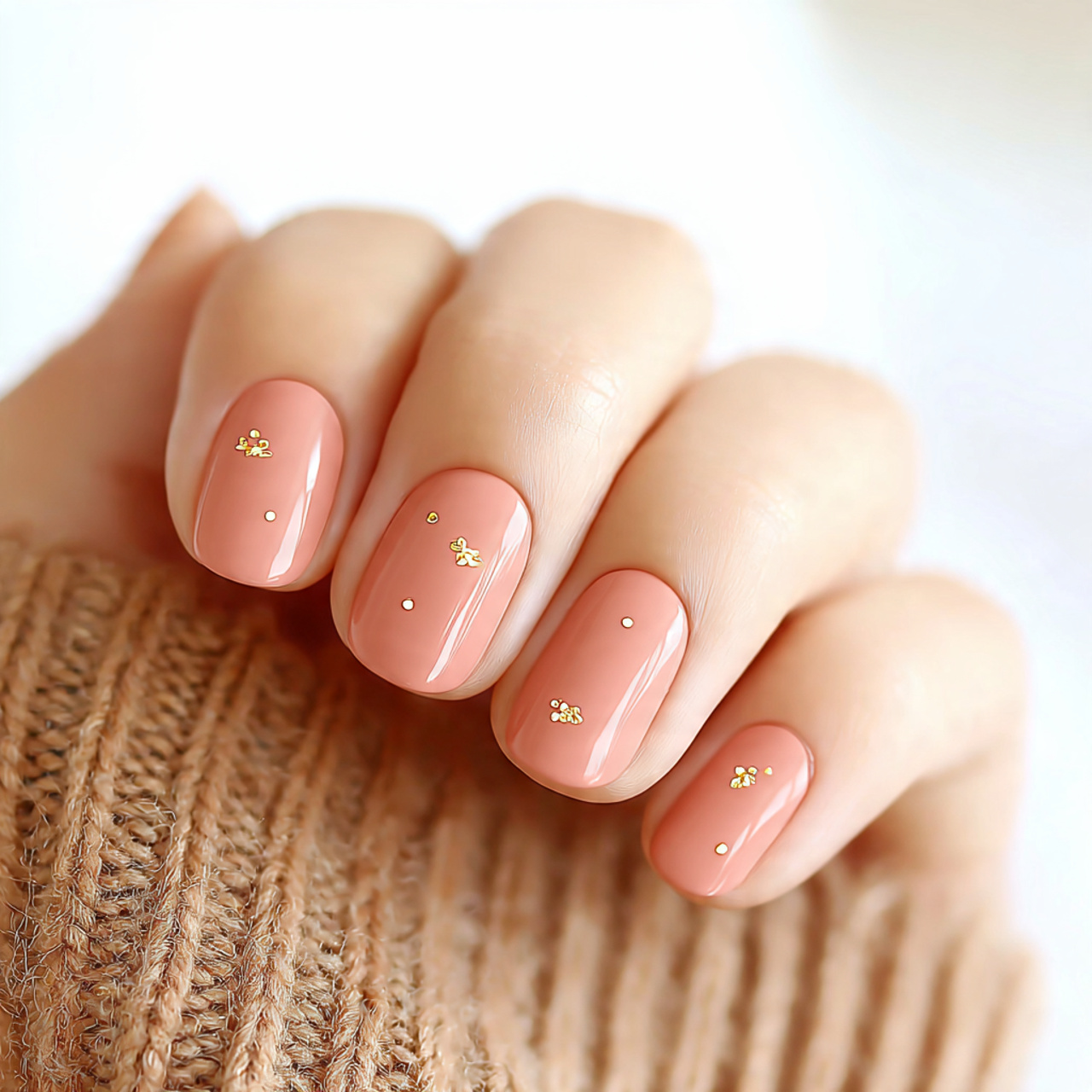 Seasonal Short Almond Nail Inspiration