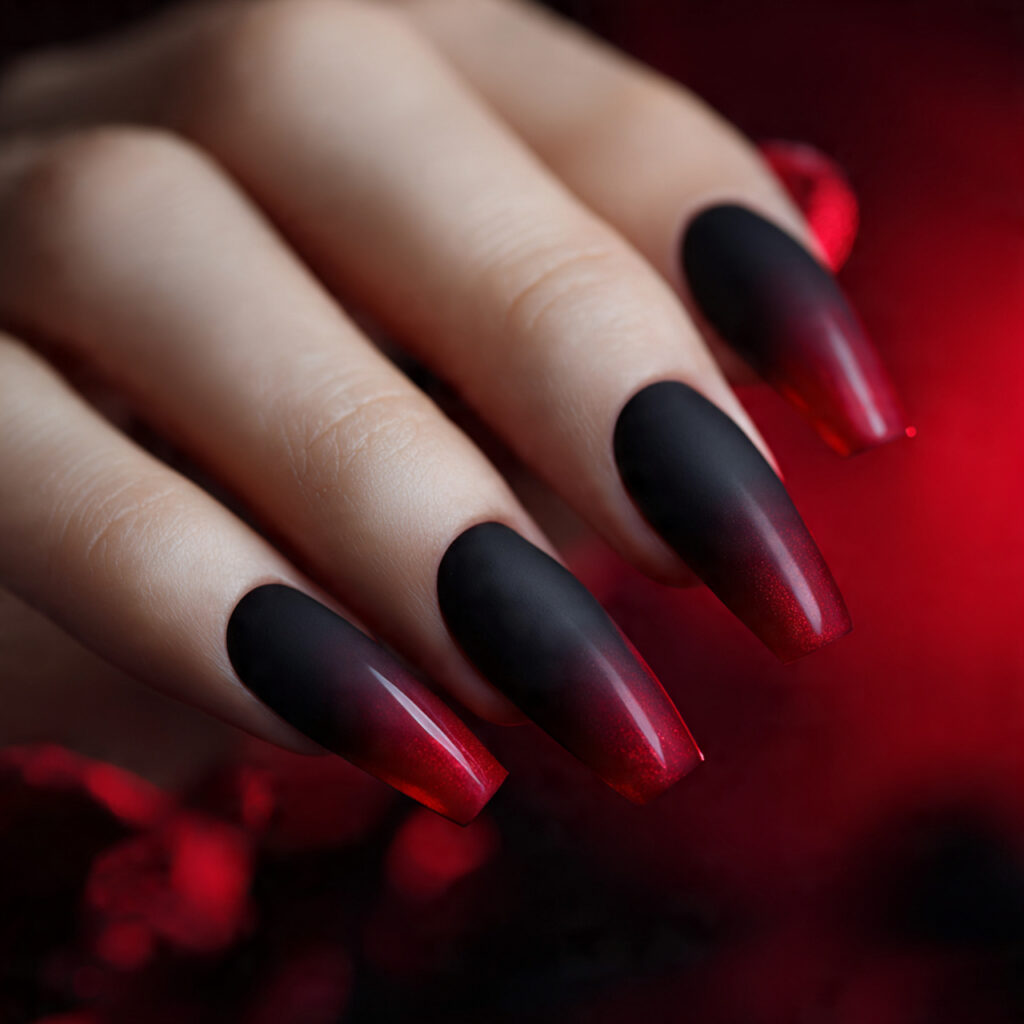Red Nails Inspiration: 25 Stunning Designs to Copy Now 19 Black And Red Nails