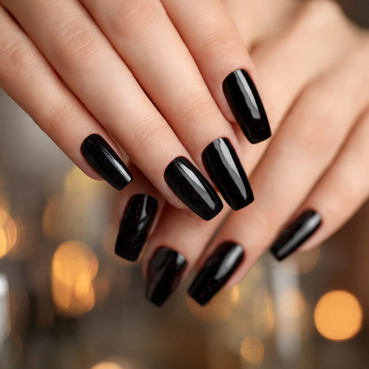 Black Coffin Nails: 18 Stunning Designs You Need to Try in 2026 17 Black Coffin Nails For Special Occasions