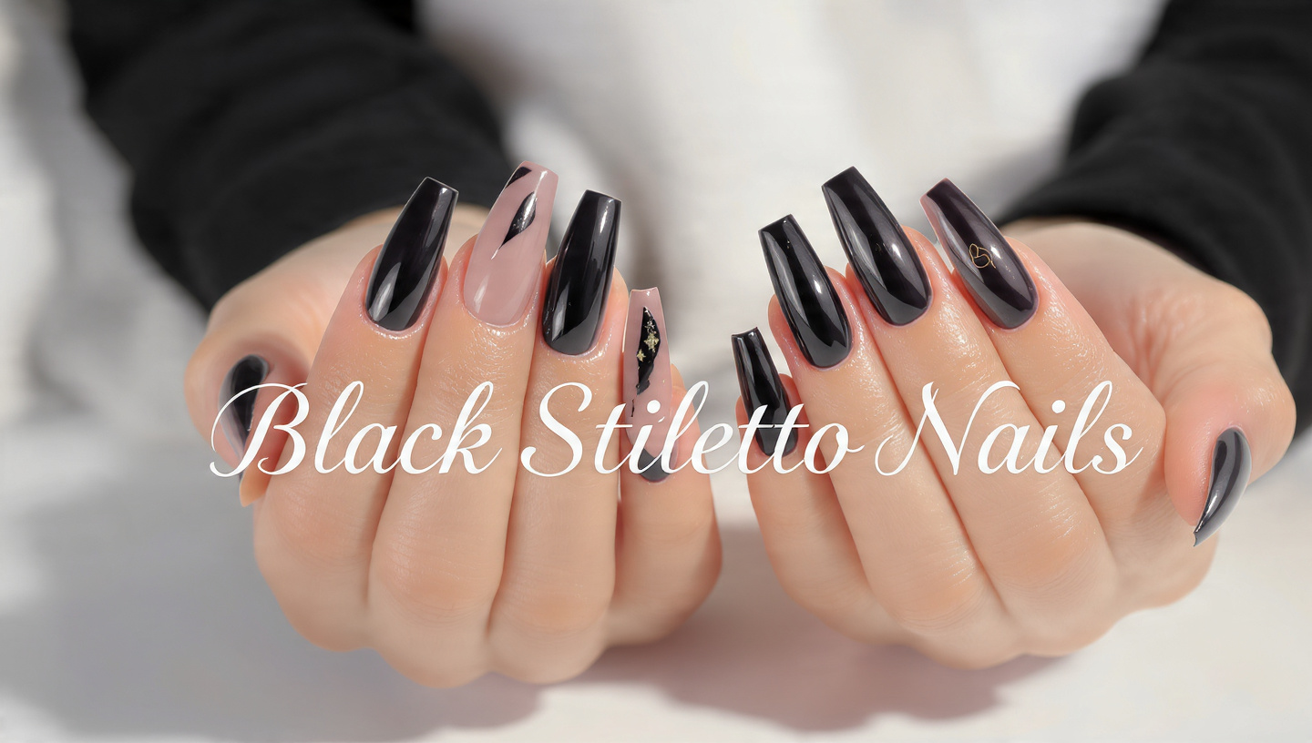 Black Stiletto Nails: 16 Bold, Chic & Edgy Designs to Try