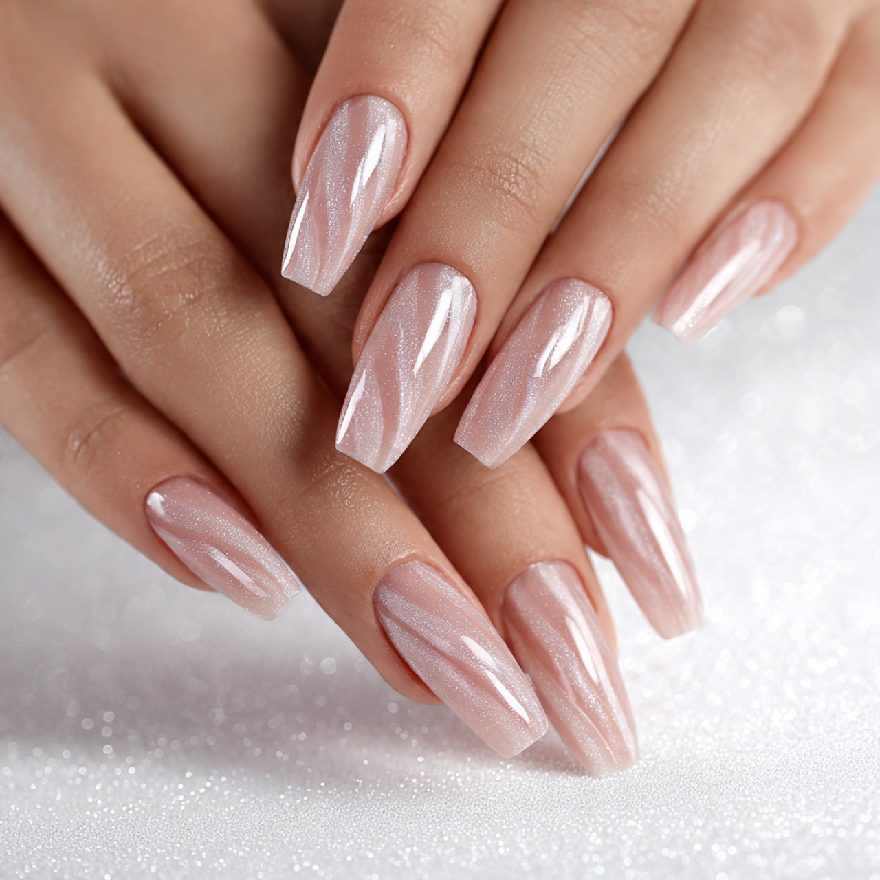 18 Gorgeous Coffin Shape Nails Ideas for a Bold Stylish Look 4 Coffin Shape Acrylic Nails