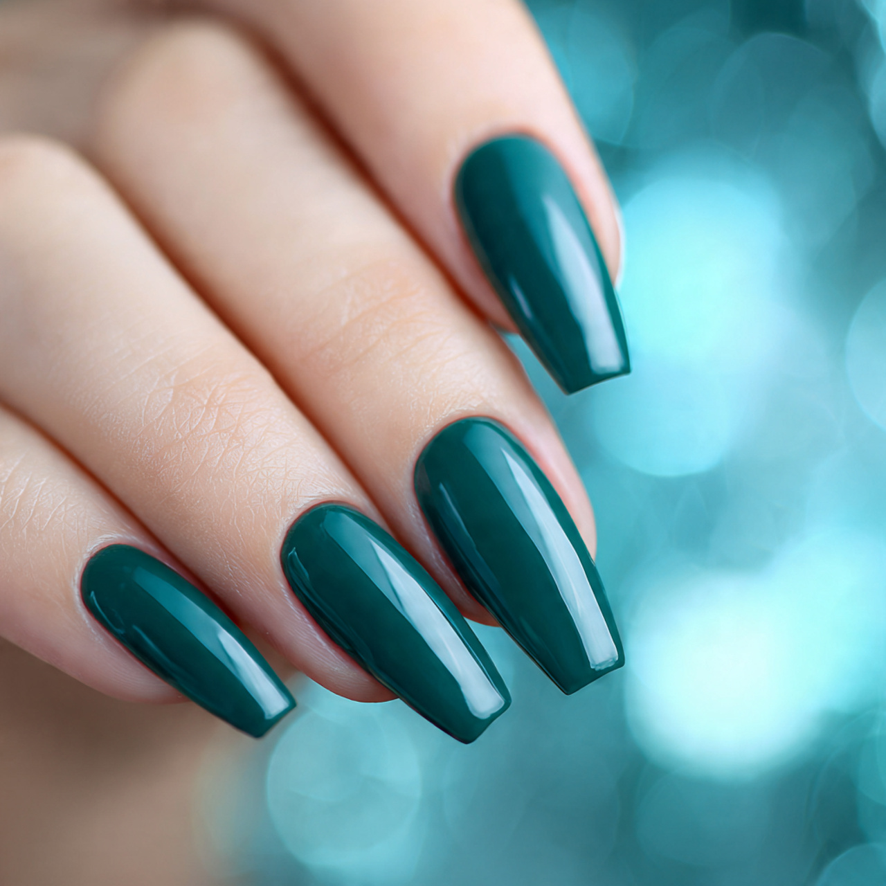 18 Gorgeous Coffin Shape Nails Ideas for a Bold Stylish Look 5 Coffin Shape Gel Nails