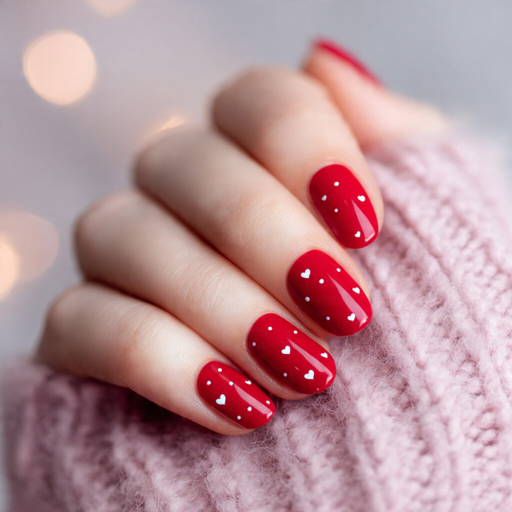 Red Nails Inspiration: 25 Stunning Designs to Copy Now 4 Cute Red Nails