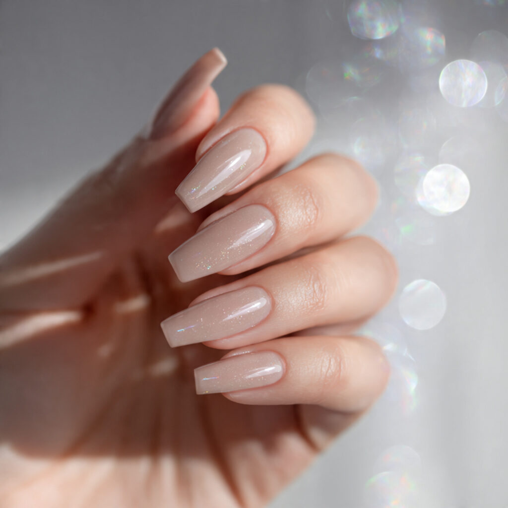 Instagram-Inspired Short Coffin Nail Trends