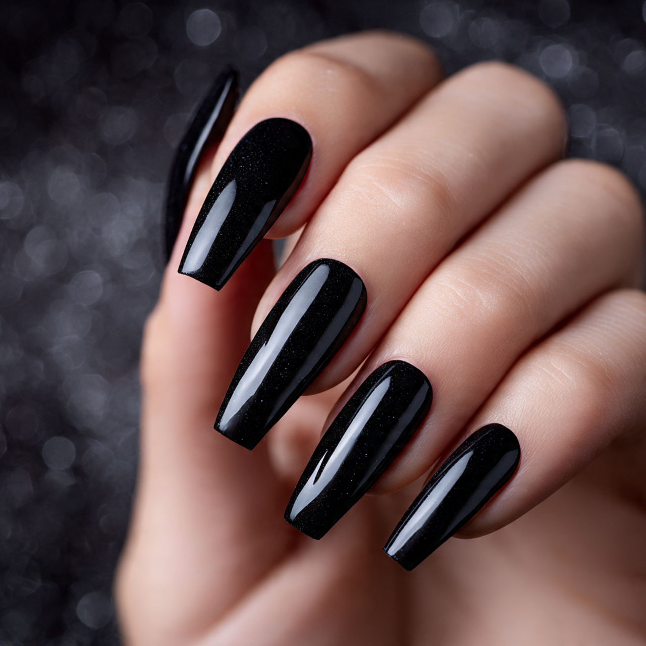 Long Coffin Nails: 18 Stunning Designs, Trends & Style Ideas 4 Long Black Coffin Nails