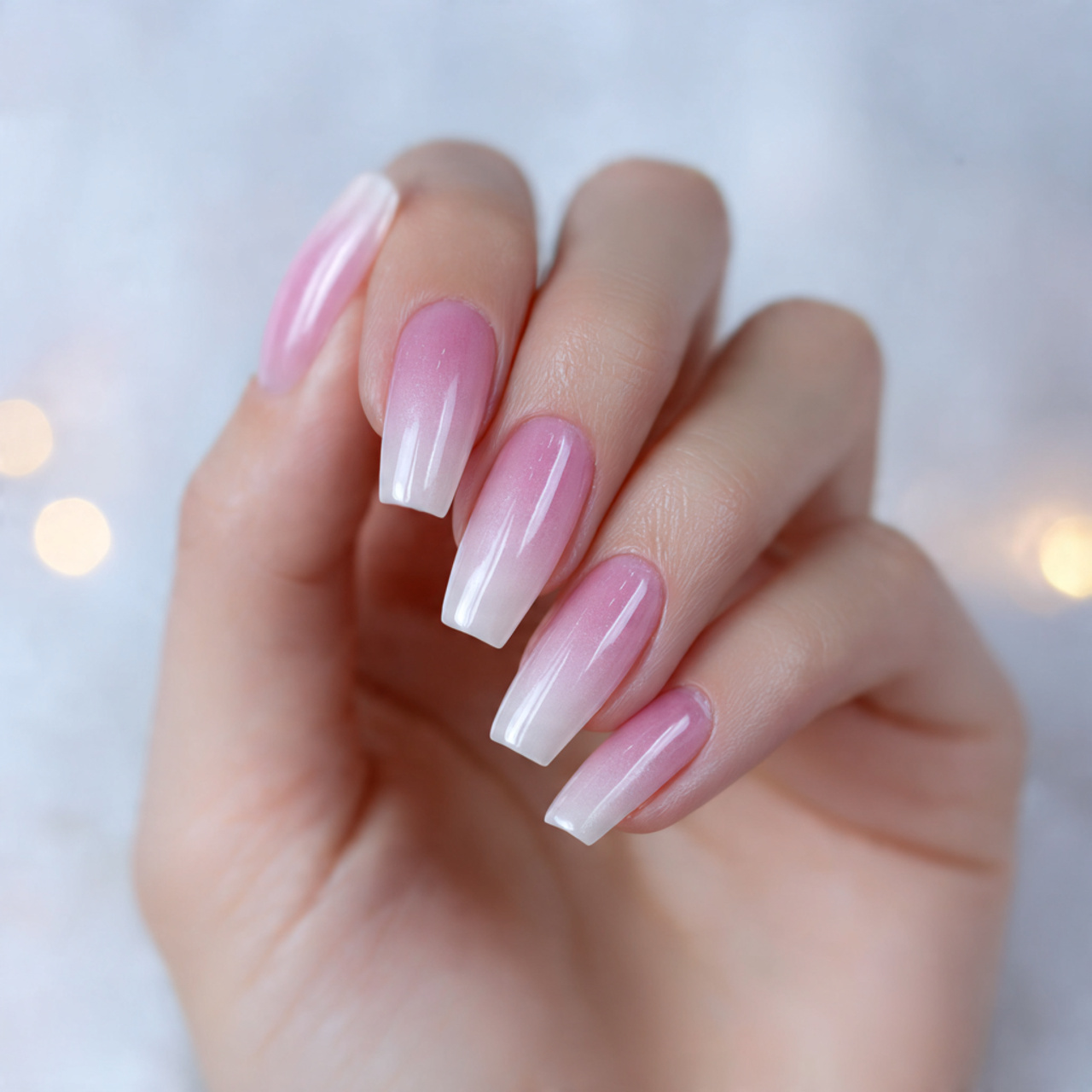Long Coffin Nails: 18 Stunning Designs, Trends & Style Ideas 11 Long Coffin Ombre Nails