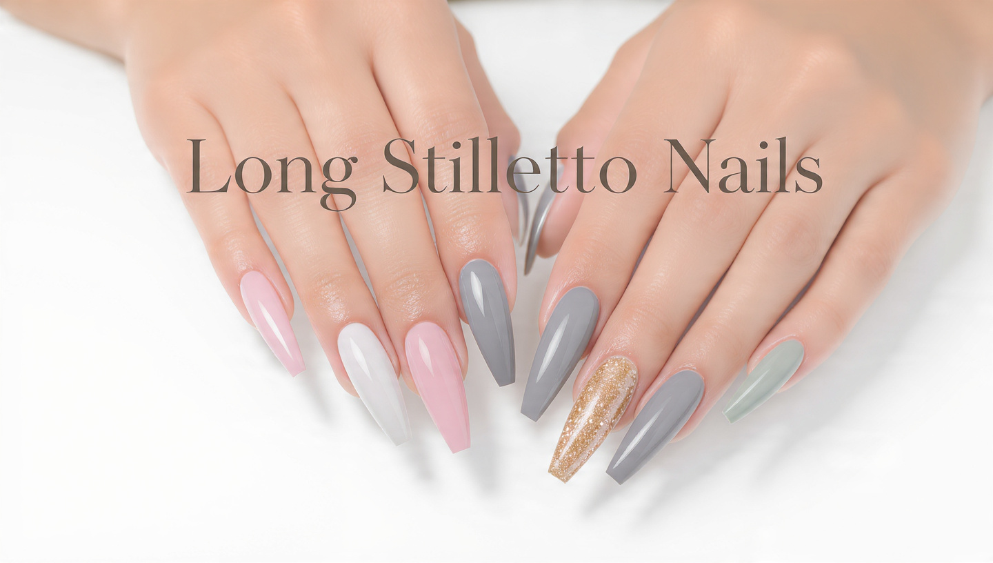 Long Stiletto Nails:  13 Fierce, Glam & Unforgettable Looks