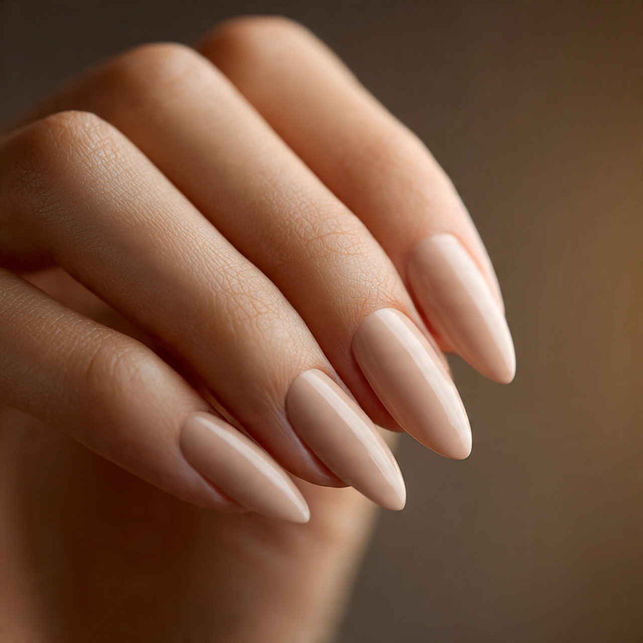 Matte Almond Acrylic Nails