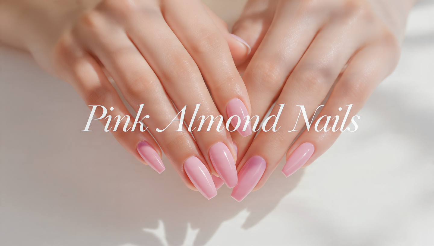 Pink Almond Nails
