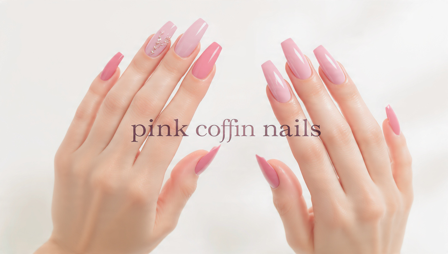 Stunning Pink Coffin Nails: 18 Must-Try Designs This Year
