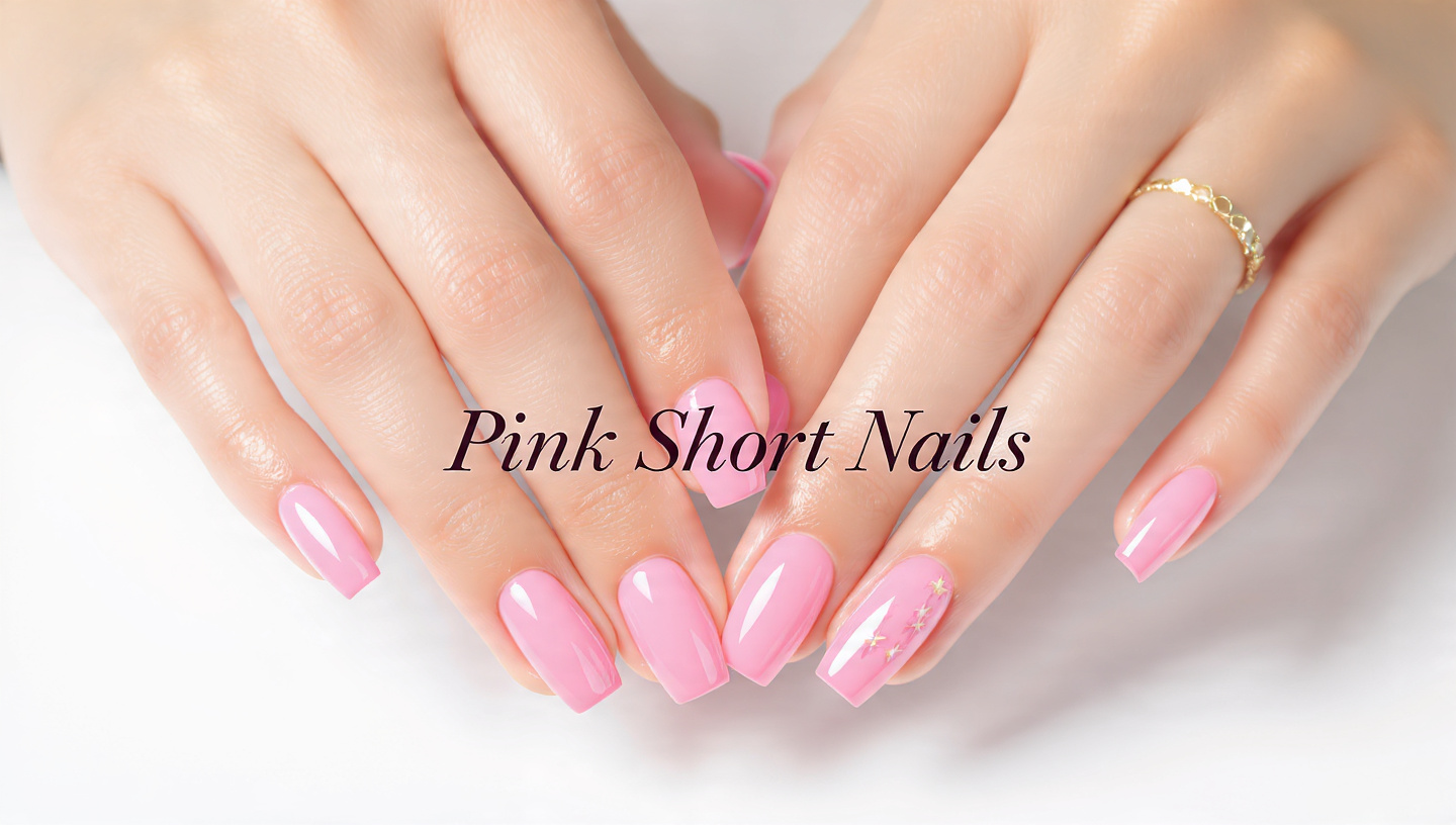 Pink Short Nails