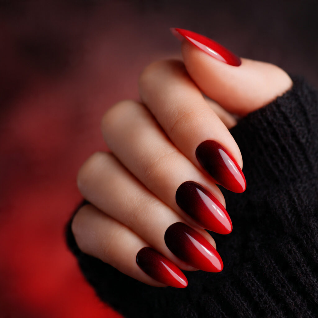 Red Nails Inspiration: 25 Stunning Designs to Copy Now 12 Red Ombre Nails