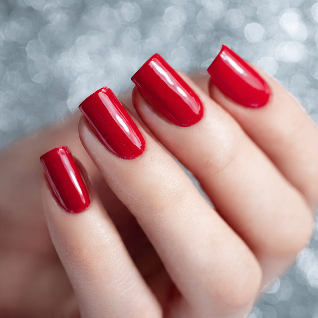 Red Nails Inspiration: 25 Stunning Designs to Copy Now 8 Red Square Nails