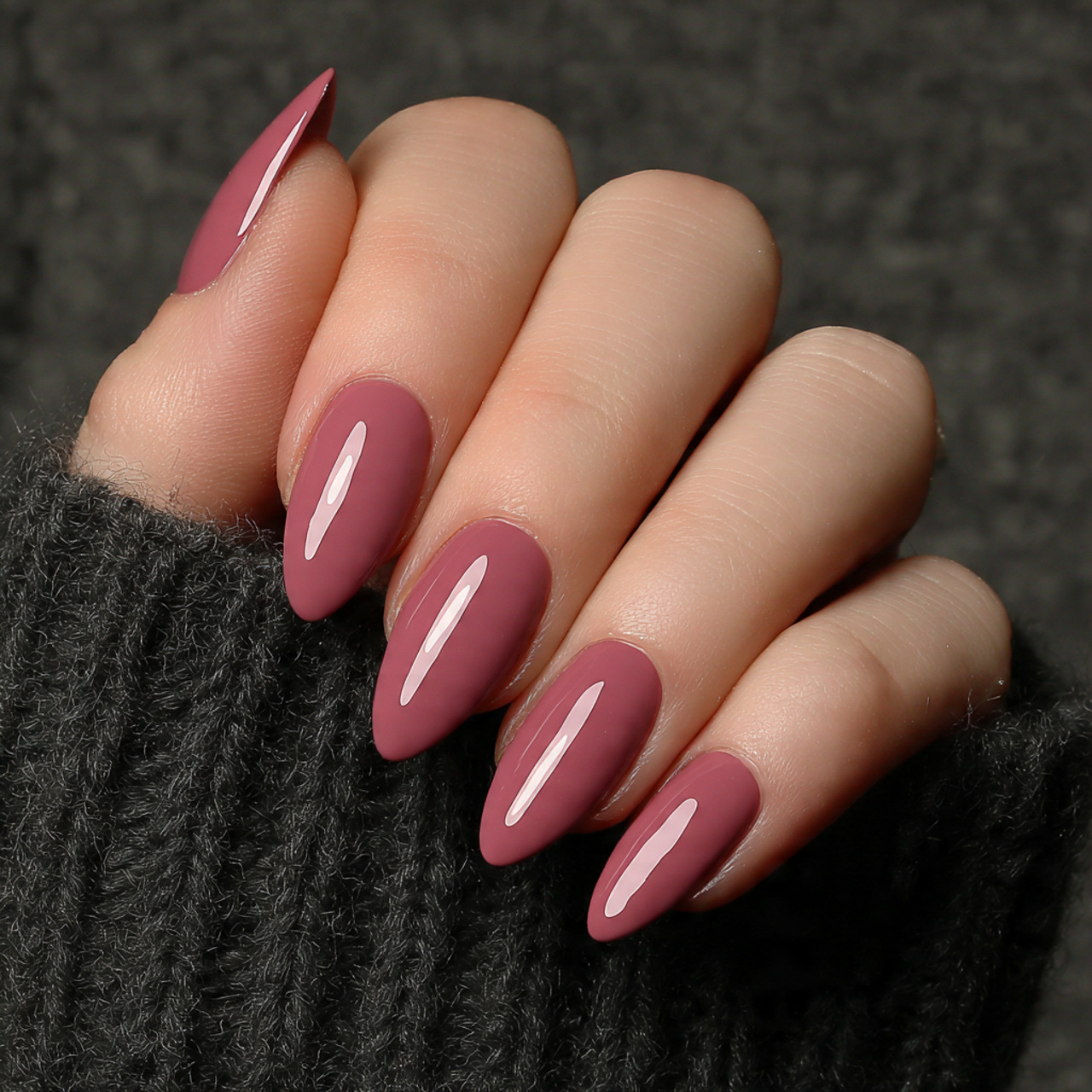 Short Almond Gel Nails