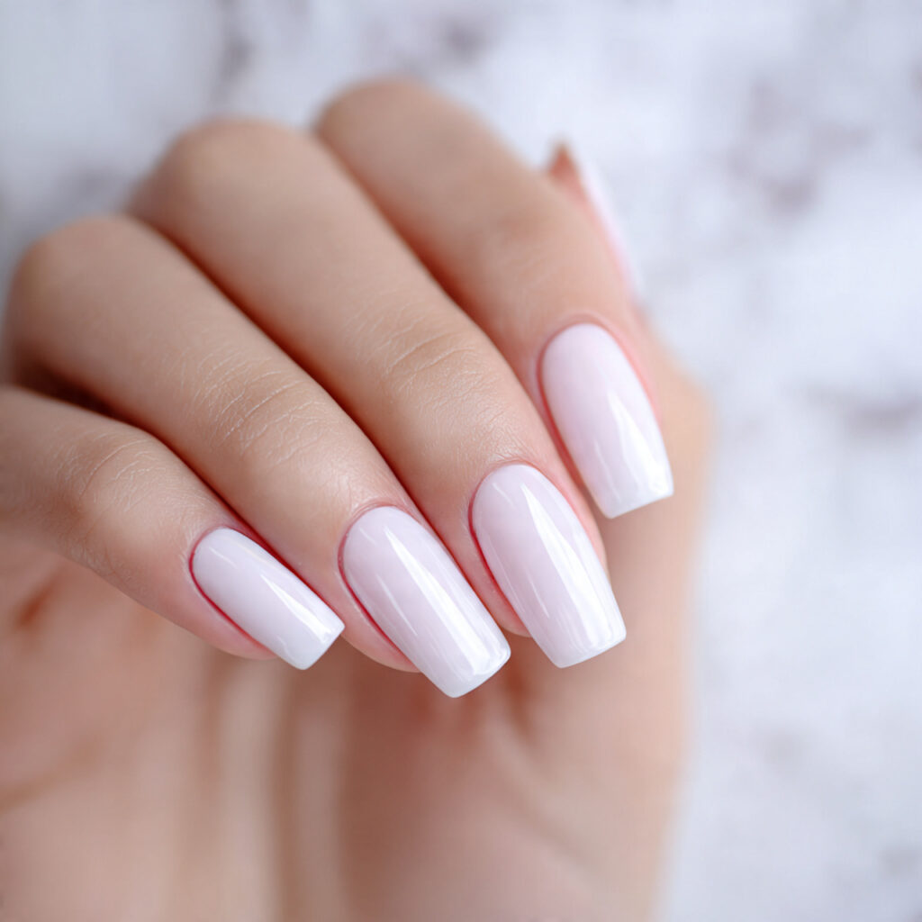 Short Coffin Acrylic Nails